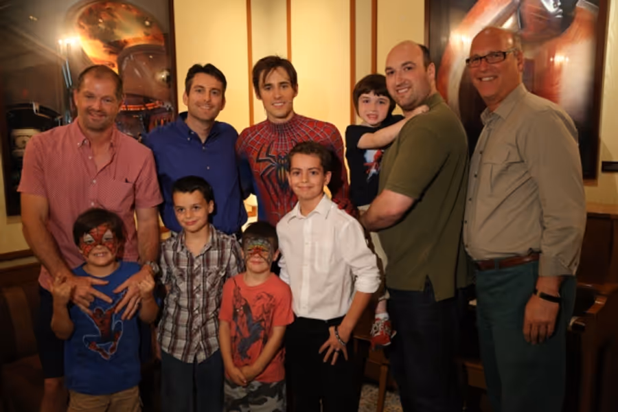 Photo Flash: SPIDER-MAN Celebrates Father's Day With Dads Backstage! Image