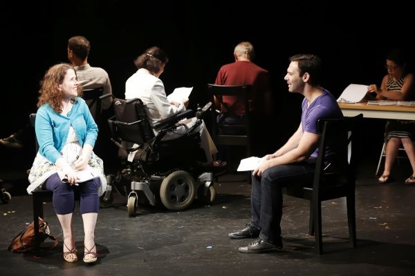Mary Theresa Archbold (Her) and Jonathan Todd Ross (Him), and cast of Neil LaBute''s  Photo