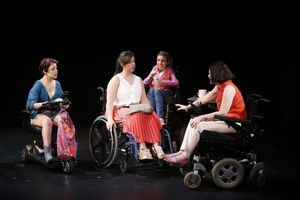 Christine Bruno (Jenny), Jamie Petrone (Abigail), Shannon DeVido (Rhonda) and Ann Marie Morelli (Gloria) in Bekah Brunstetter''s FORGOTTEN CORNERS OF YOUR DARK, DARK PLACE @ BroadwayWorld Christine Bruno (Jenny), Jamie Petrone (Abigail), Shannon DeVido (Rhonda) and Ann Mar Photo