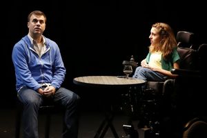 David Harrell (David) and Shannon DeVido (Shannon) in Samuel D. Hunter''s GOOD BEER @ BroadwayWorld David Harrell (David) and Shannon DeVido (Shannon) in Samuel D. Hunter''s GOOD BEER Photo