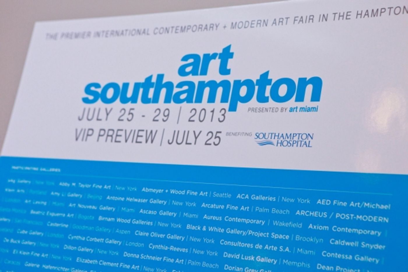 Photo Flash: Gallery Valentine Kicks Off Art Southampton 2013 Image