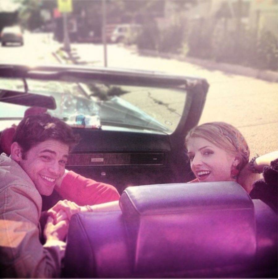 Photo Flash: First Look at Jeremy Jordan and Anna Kendrick on the Set of THE LAST FIVE YEARS! Image