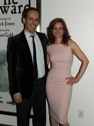 Peter Grosz and Carla Gugino @ BroadwayWorld Peter Grosz and Carla Gugino Photo