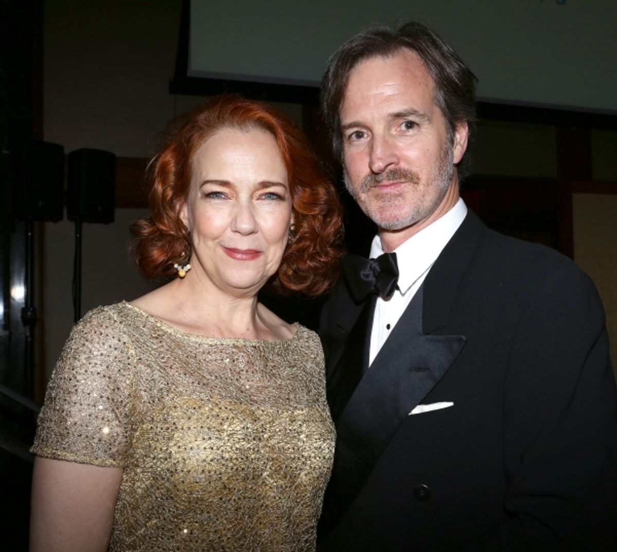 Harriet Harris and boyfriend at EXCLUSIVE Inside Actors' Equity Association's 100th Anniversary Gala with Hosts Norm Lewis, Harriet Harris & More!