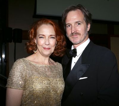 Harriet Harris and boyfriend  Photo