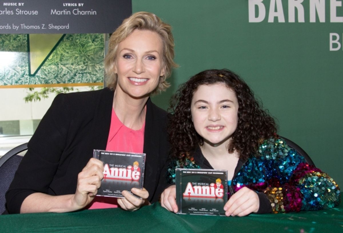 Jane Lynch, Lilla Crawford at 