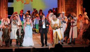 Eric Idle, Cast of Spamalot @ BroadwayWorld Eric Idle, Cast of Spamalot Photo