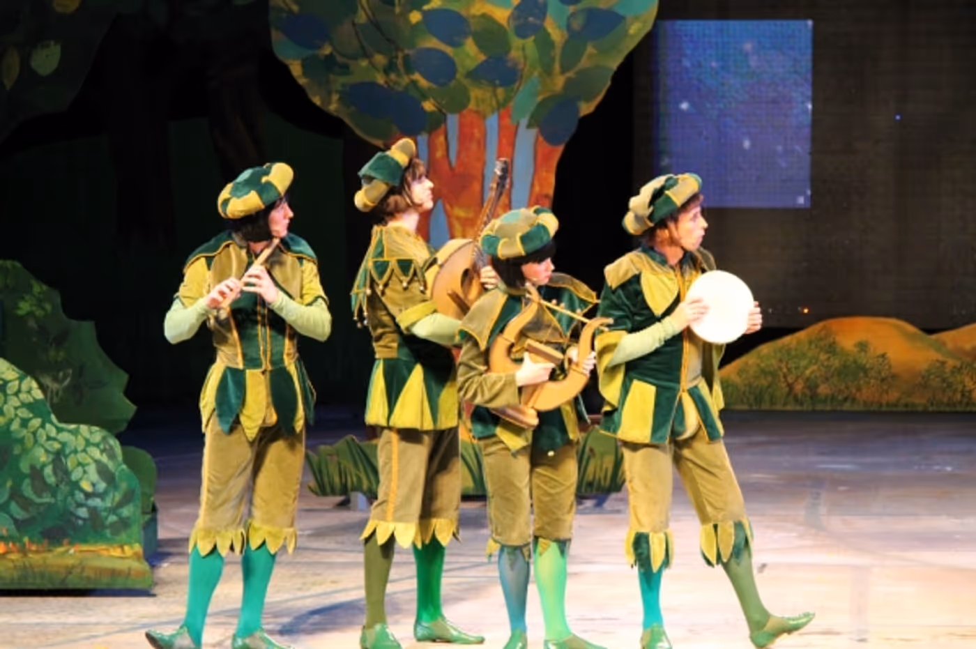Photo Flash: Eric Idle Surprises the Muny's SPAMALOT Cast on Opening Night! Image