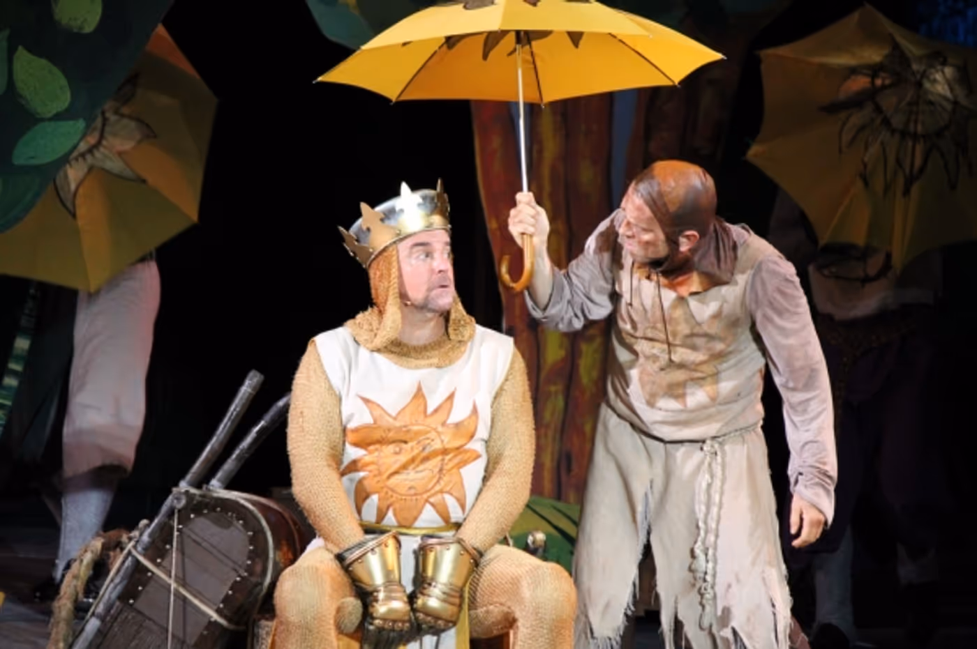 Photo Flash: Eric Idle Surprises the Muny's SPAMALOT Cast on Opening Night! Image