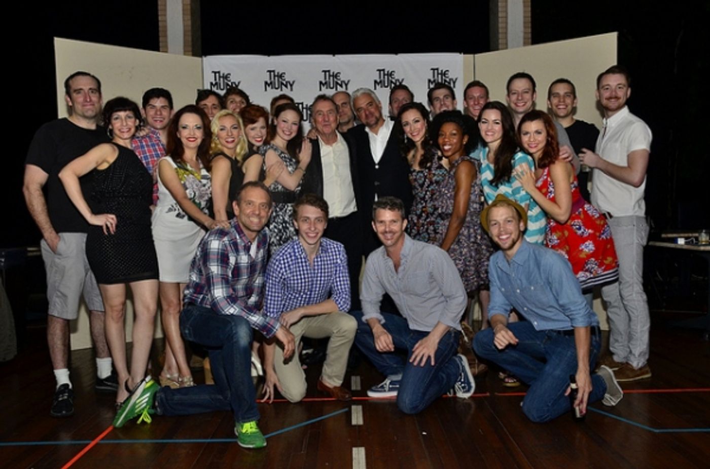 Photo Flash: Eric Idle Surprises the Muny's SPAMALOT Cast on Opening Night! Image