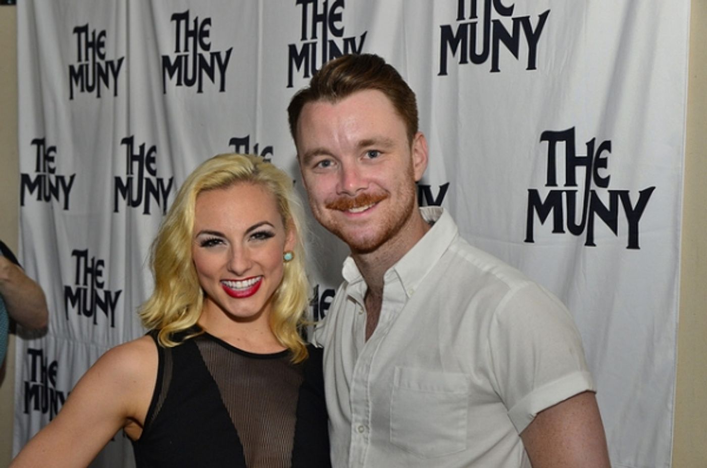 Photo Flash: Eric Idle Surprises the Muny's SPAMALOT Cast on Opening Night! Image