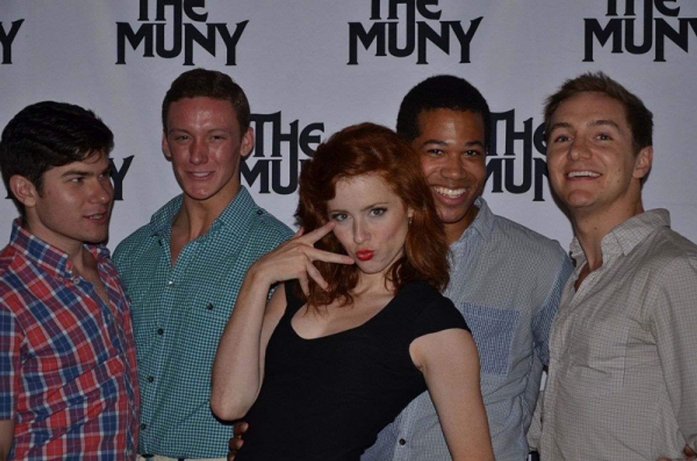 Photo Flash: Eric Idle Surprises the Muny's SPAMALOT Cast on Opening Night! Image