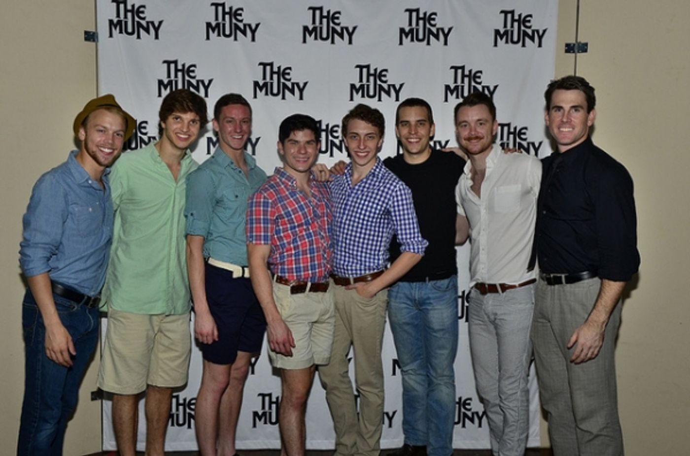 Photo Flash: Eric Idle Surprises the Muny's SPAMALOT Cast on Opening Night! Image