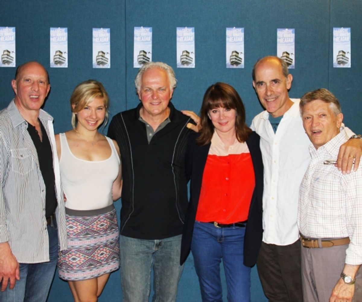 John S. Anastasi (Playwright), Danielle Faitelson, PJ Benjamin, Patricia Richardson, Robert Emmet Lunney, Charles Abbott (Director) at 