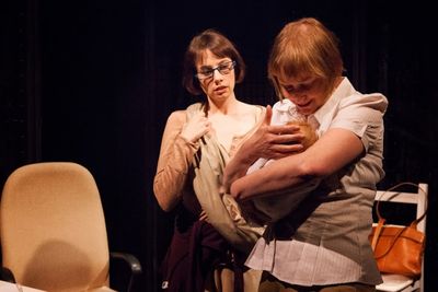 Hillary Clemens as Mari and Alexandra Main as Joan Photo