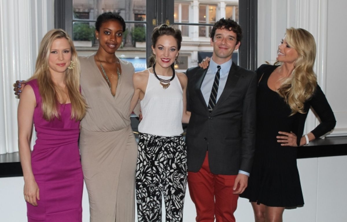Anna Gilligan, Condola Rashad, Laura Osnes, Michael Urie and Christie Brinkley at 