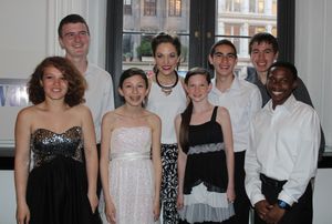 Laura Osnes and students from Marine Park IS 278 Brooklyn @ BroadwayWorld Laura Osnes and students from Marine Park IS 278 Brooklyn Photo