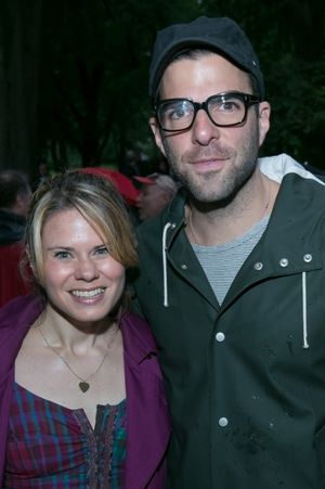 Celia Keenan-Bolger and Zachary Quinto  Photo