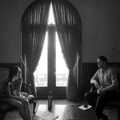 Aja Evans and Brian Gallivan
 Photo
