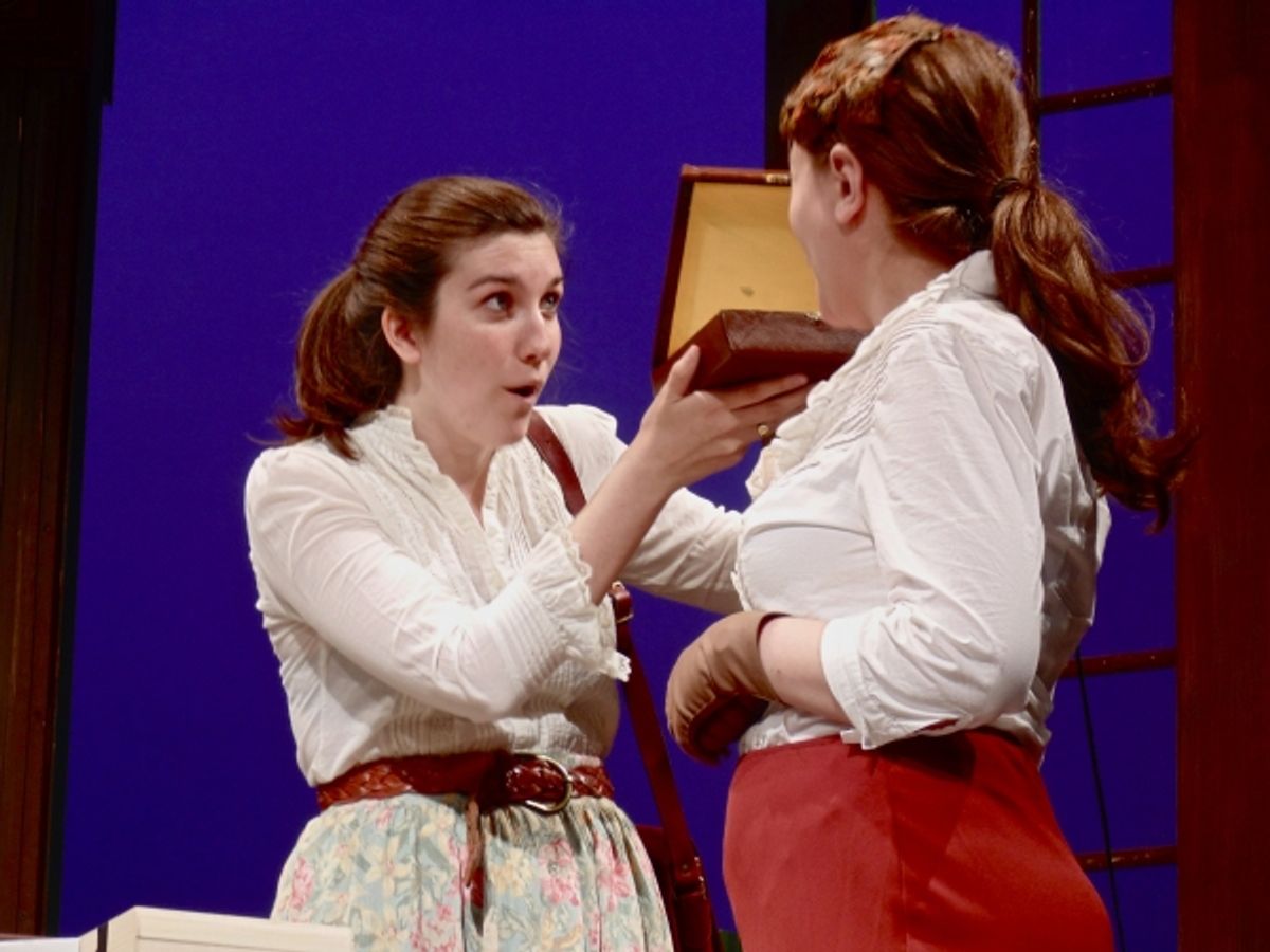  The precocious Amalia (Holly Linneman) charms Maraczek''s customers. at 