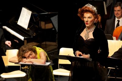 Jackie Hoffman, John ''Lypsinka'' Epperson Photo