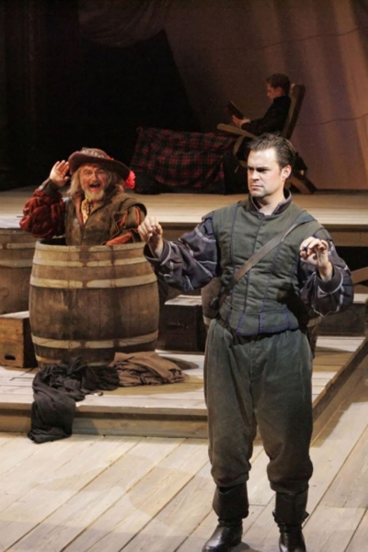 Sherman Howard as The Player and John Lavelle as Rosencrantz  at 