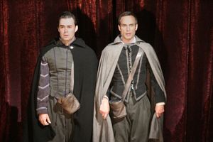 John Lavelle as Rosencrantz and Jay Whittaker as Guildenstern  Photo