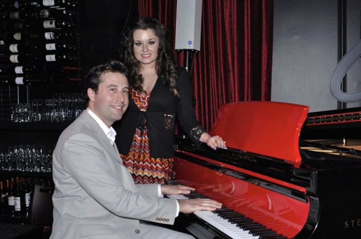 Mark Selby and Callandra Dendias at 