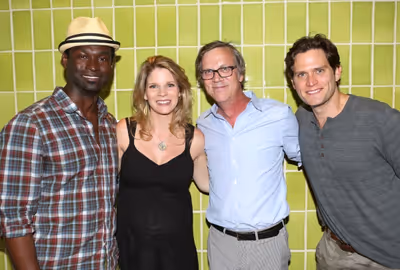 Todd Haynes visits Isaiah Johnson; Kellie O''Hara;  Steven Pasquale and the cast Photo