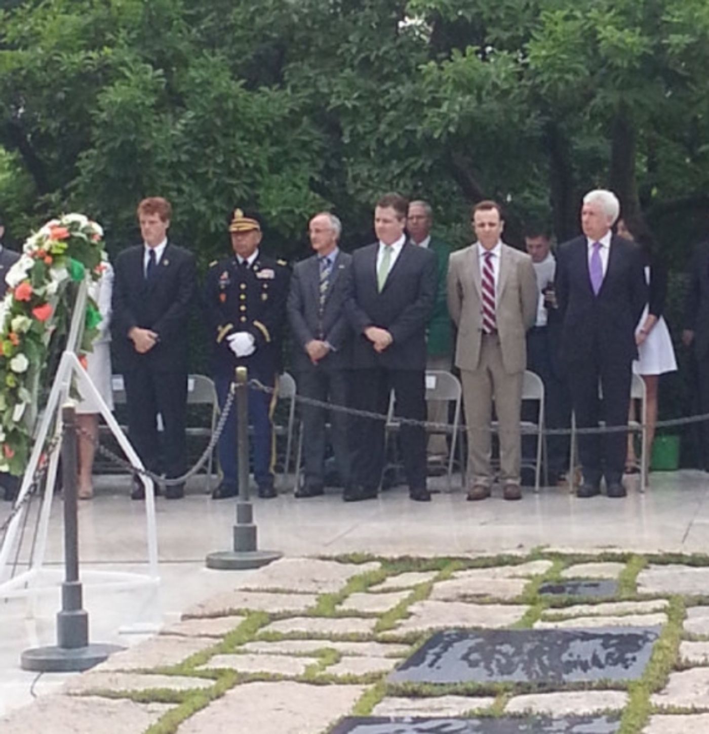 Photo Flash: Anthony Kearns Performs at JFK Ceremony in D.C. Image