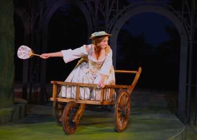 Maria Tholl plays Celia who accompanies her friend Rosalind into the Forest of Arden. Photo