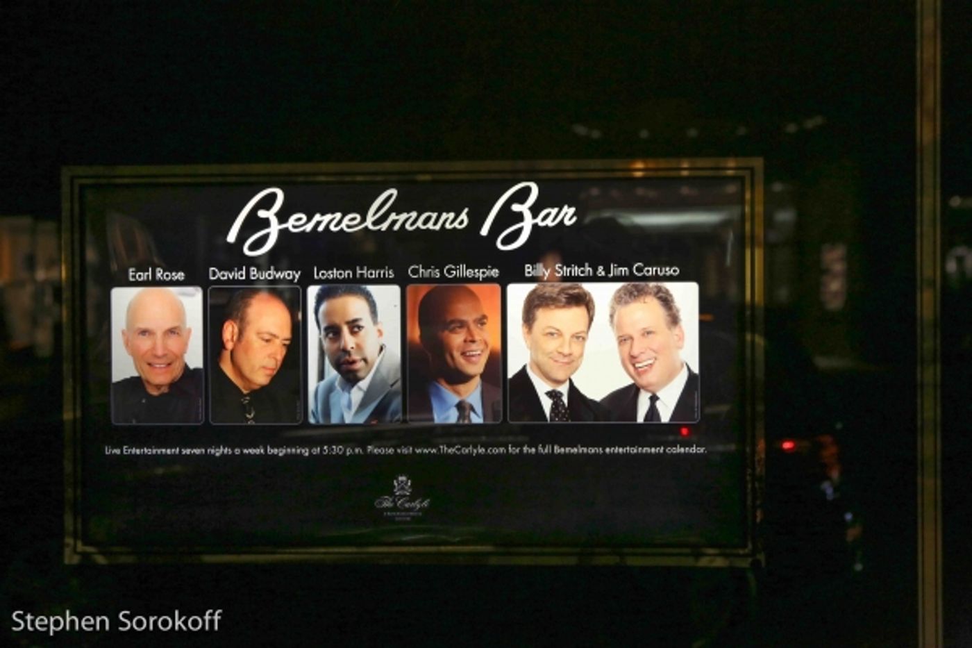 Photo Coverage: Billy Stritch & Jim Caruso Return to Bemelmans Bar Image