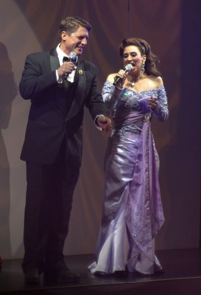 Christopher Sieber, Lesli Margherita Photo