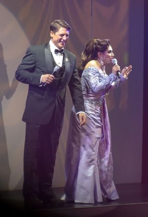 Christopher Sieber, Lesli Margherita Photo