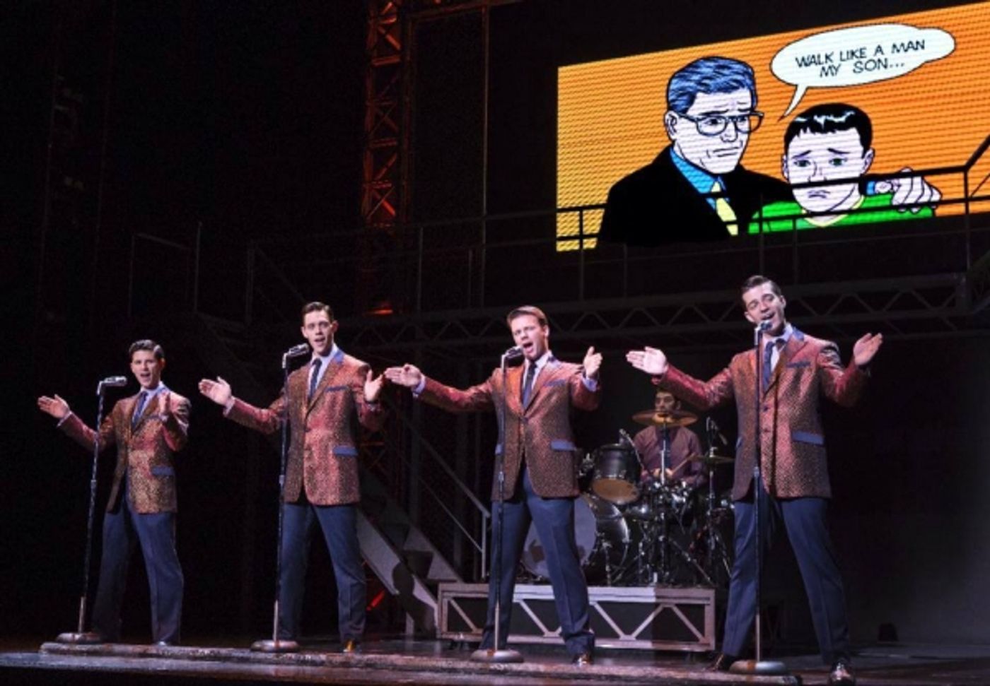 Photo Flash: First Look at Nick Cosgrove, Nicolas Dromard and More in JERSEY BOYS - All New Production Shots!  Image
