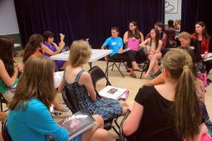 Krysta Rodriguez and the students of Broadway Artists Alliance
@ BroadwayWorld Krysta Rodriguez and the students of Broadway Artists Alliance
Photo