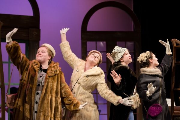 Ensemble members Maeve Brady, Nikki Yarnell, Victoria Gruenberg, and Emma Paton Photo