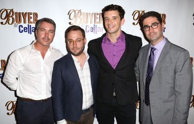 Producer Darren Bagert; Director Stephen Brackett; Michael Urie and Playwright Jonath Photo
