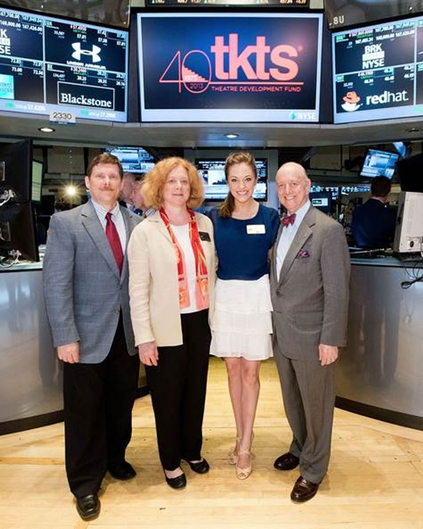 Photo Flash: Laura Osnes Rings Bell at New York Stock Exchange!  Image