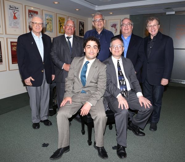 (clockwise from top left) Sheldon Harnick, Elliot Brown, Richard Maltby, Jr., Richard Photo
