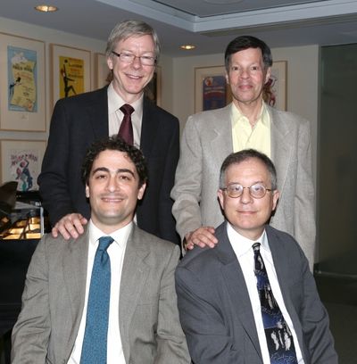 (Back) Patrick Cook, Michael Kerker, (Front) Daniel Mate and Alan Gordon Photo