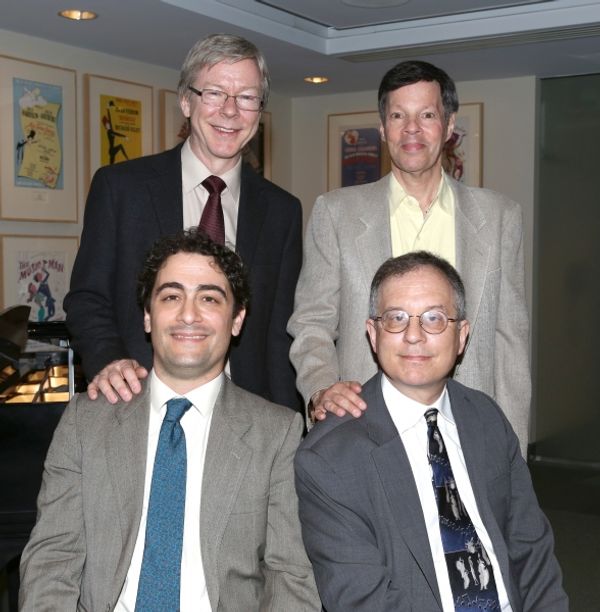 (Back) Patrick Cook, Michael Kerker, (Front) Daniel Mate and Alan Gordon Photo