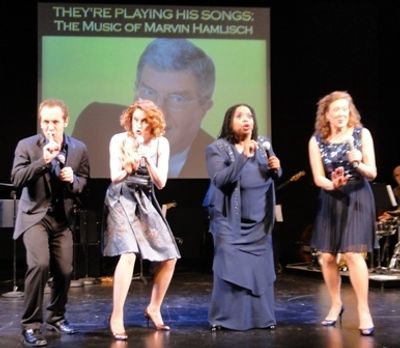 Jason Graae, Christiane Noll, Carol Wood, Karen Ziemba Photo