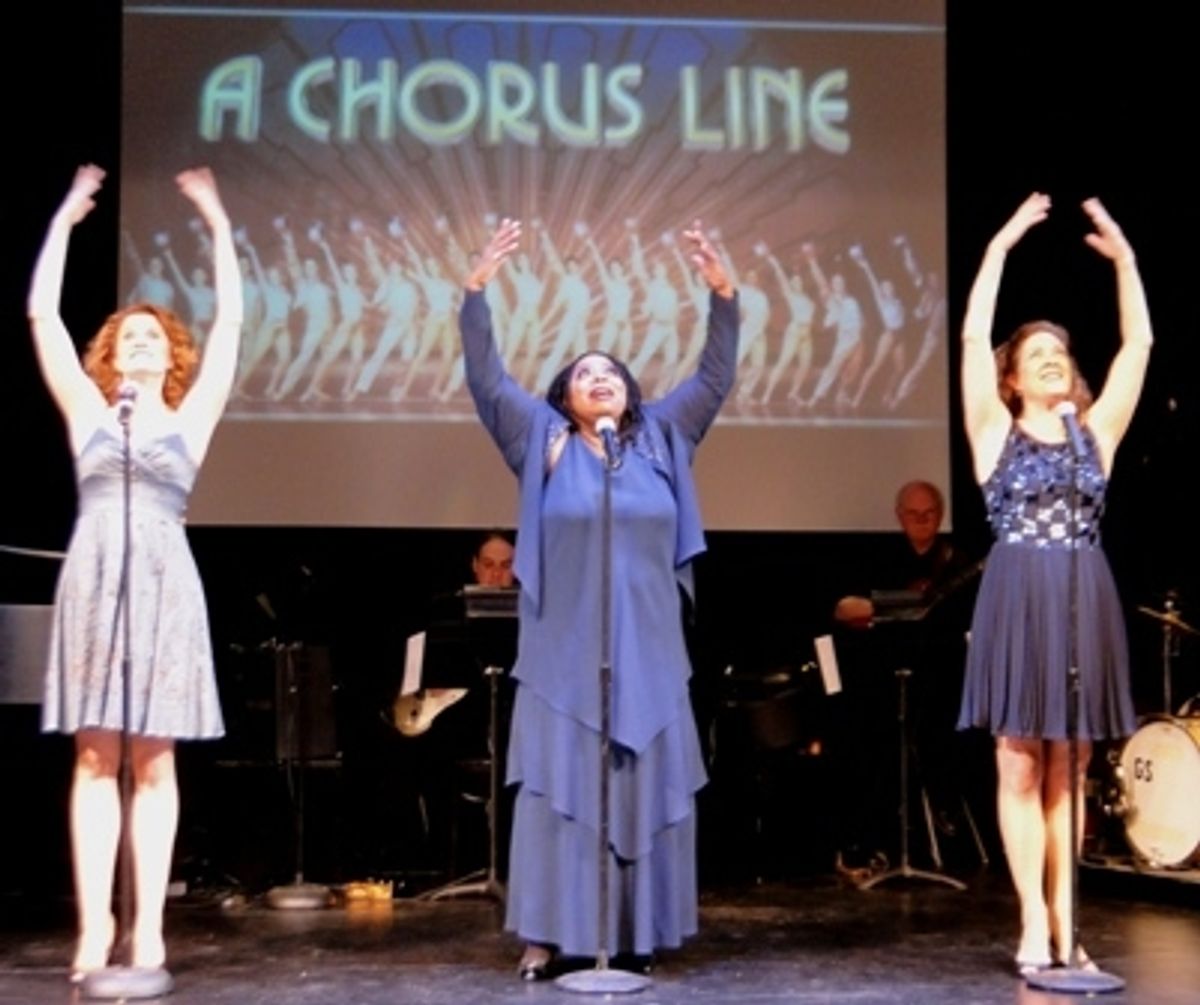 Christiane Noll, Carol Woods, Karen Ziemba at 