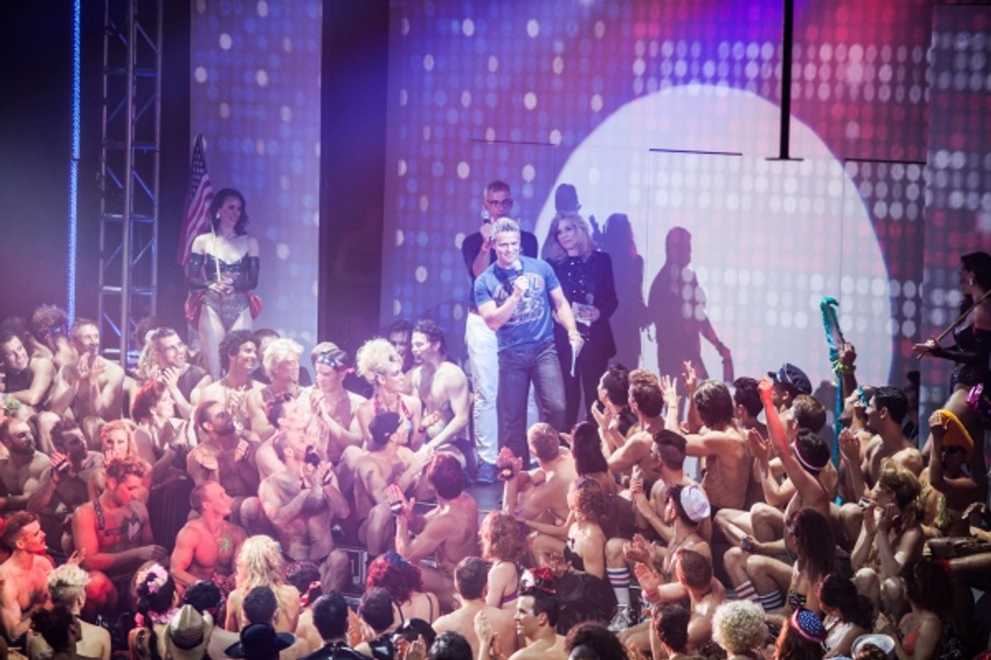 Exclusive Photos: An Extended Look Inside BROADWAY BARES 23: UNITED STRIPS OF AMERICA- Jerry Mitchell, Adam Lambert, Andy Cohen & More! Image