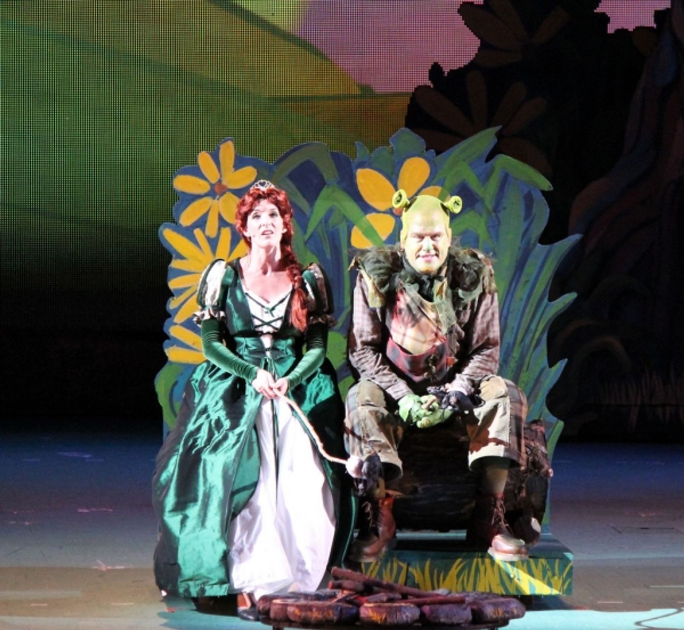 Photo Flash: First Look at Stephen Wallem, Julia Murney, Rob McClure and More in SHREK at the Muny!  Image