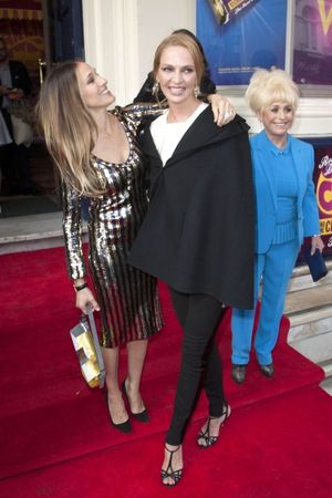 Sarah Jessica Parker, Uma Thurman and Barbara Windsor @ BroadwayWorld Sarah Jessica Parker, Uma Thurman and Barbara Windsor Photo
