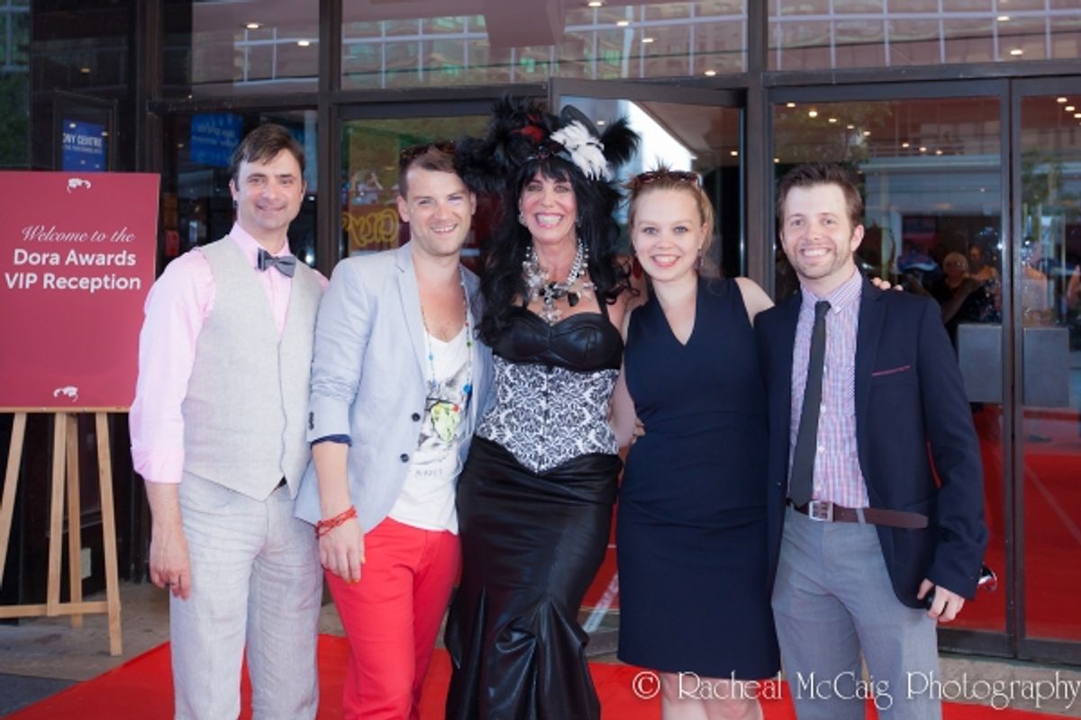 SharRon Matthews, George Masswohl and Elley-Ray Hennessy at 