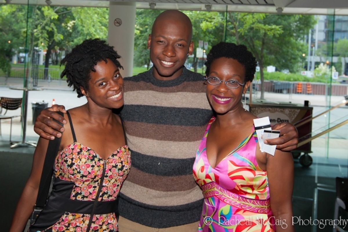 Jajube Mandiela, Thomas Olajide, Andrea Scott at 