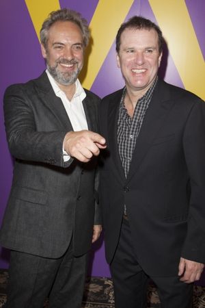 Sam Mendes (Director) and Douglas Hodge (Willy Wonka) Photo